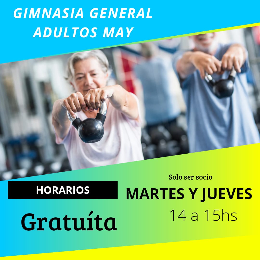 Gimnasia para Adultos Mayores en ALMA Mar del Plata